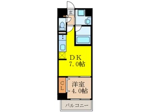 ＳＫ江坂の物件間取画像